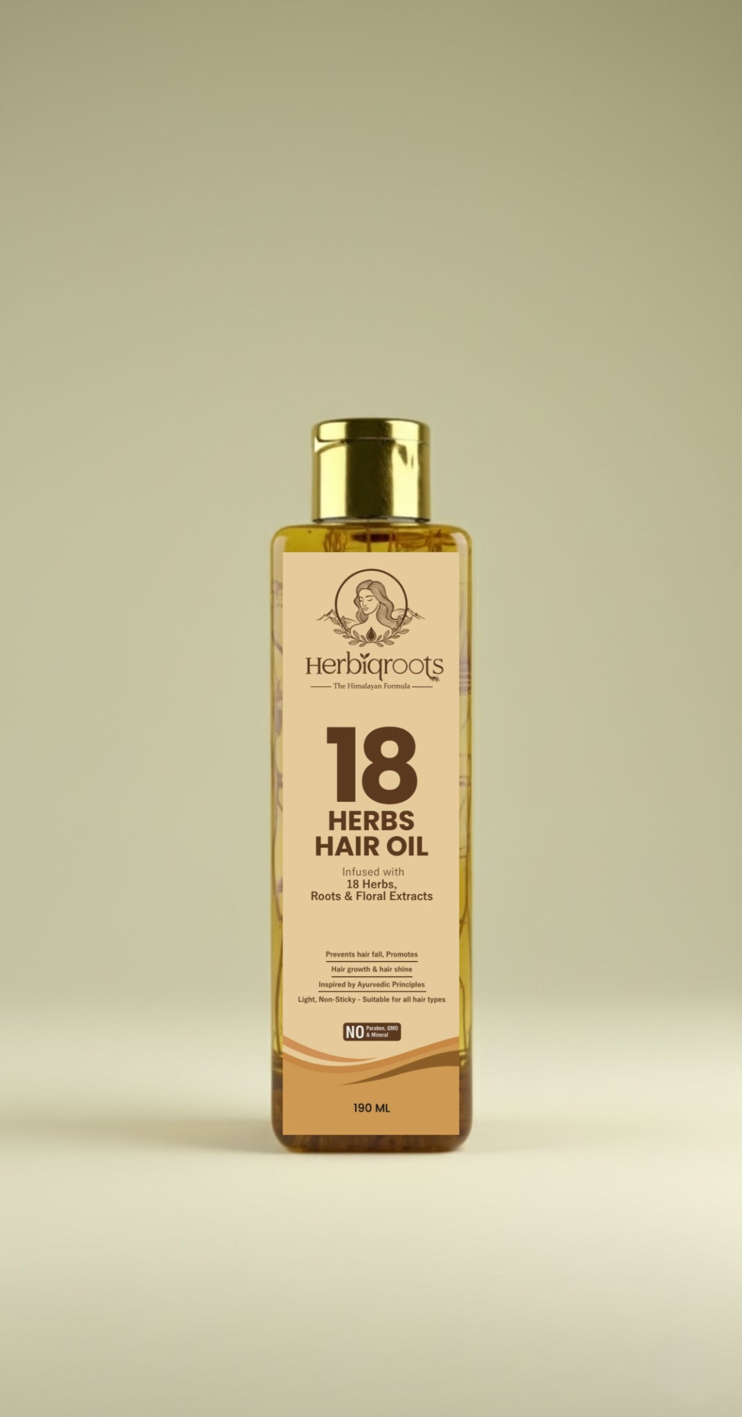 Herbal Hair Oil for Hair Growth | 18 Herbs Ayurvedic Oil