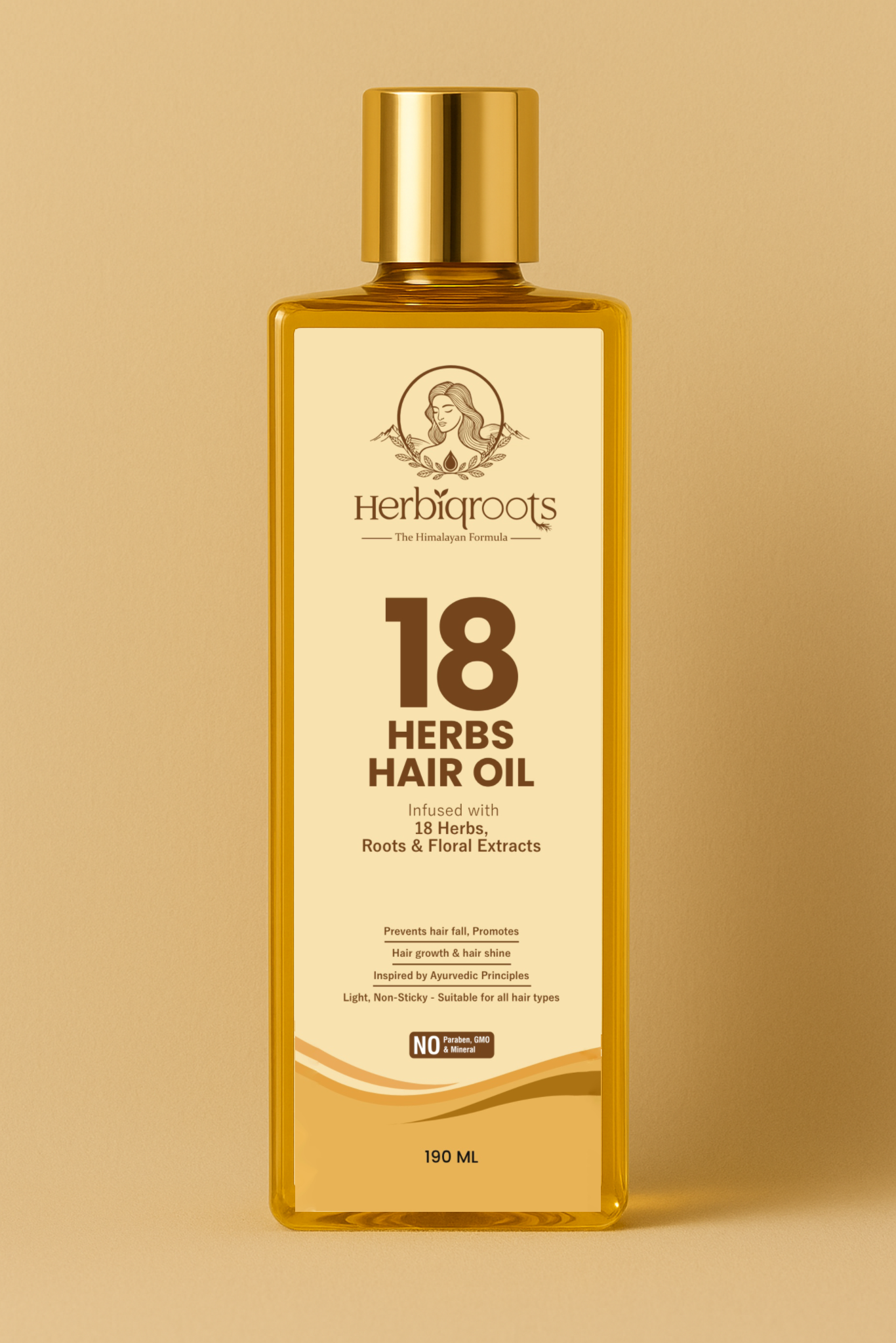 18 Herbs Hair Oil (190 ml)