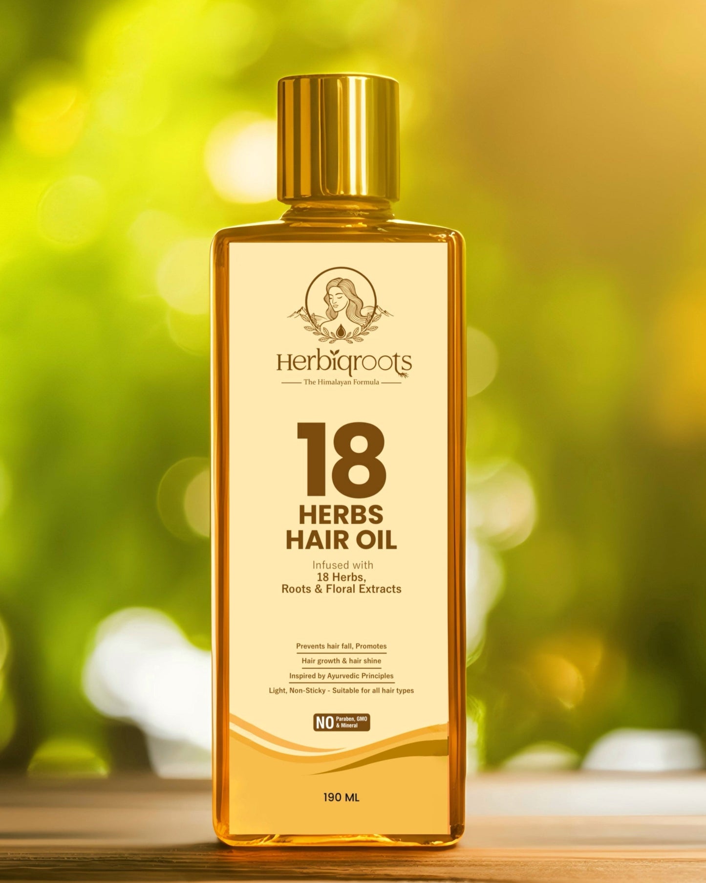 Combo Pack – Herbiqroots 18 Herbs Hair Oil (2 x 190ml)