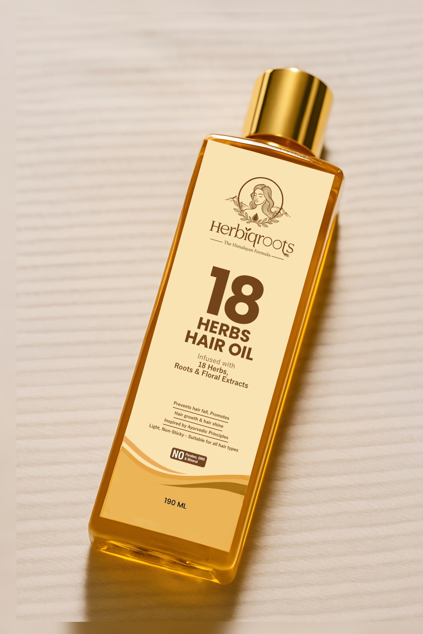 18 Herbs Hair Oil (190 ml)