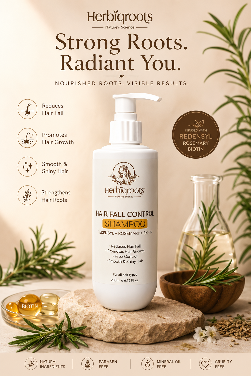 Hair Fall Control Shampoo for Men and Women