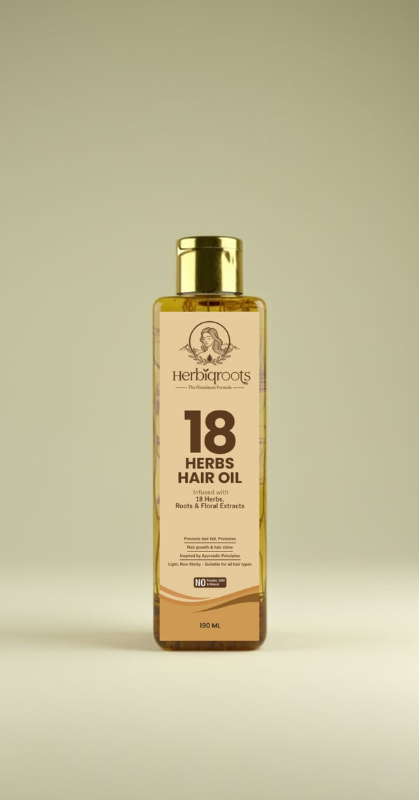 18 Herbs Hair Oil (190 ml)