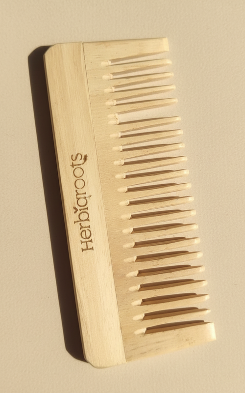 HerbiqRoots Premium Wooden Comb