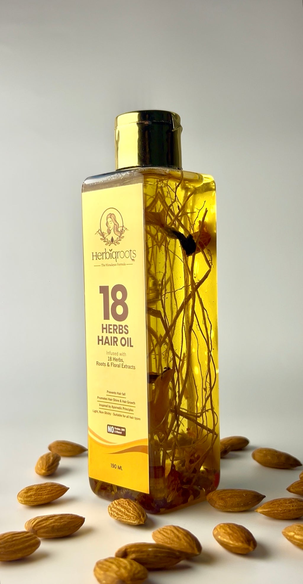 Combo Pack – Herbiqroots 18 Herbs Hair Oil (2 x 190ml)